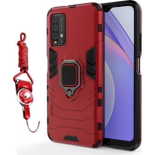 Bracket Ring Holder Strip Case for POCO M3 case POCO X3 NFC Stand Hybrid Cover For Xiaomi Redmi 9 Power 9A 9C Note 9 4G 2020