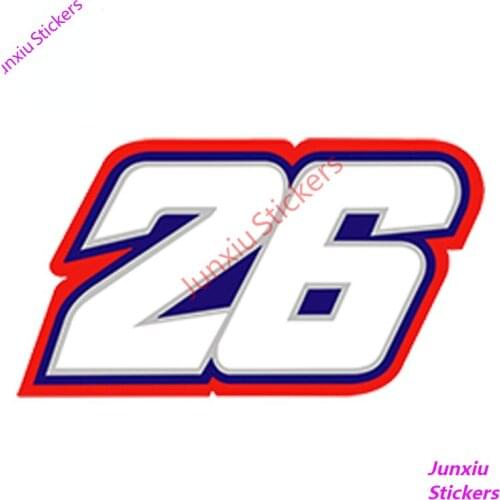 Personality Car Styling Waterproof 26 Moto GP Car Stickers Auto Vinyl Decal Motorsport Racing Scratch-Proof Exterior PVC13x8cm