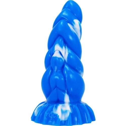 Adult sex products silicone screw anal plug anal expansion device for adult men and women masturbation sex toys adult toy anal