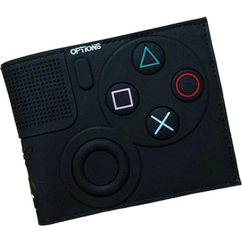 Cartoon Wallet PVC Game PlayStation Coin Pocket ID Card Holder Teenager Short Purse