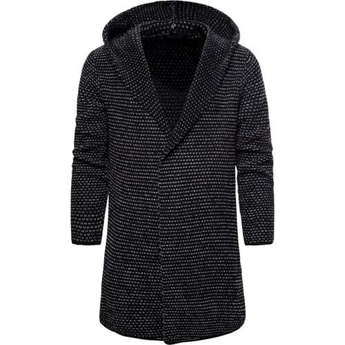 LingJiao Pai Mens Wool Cardigans