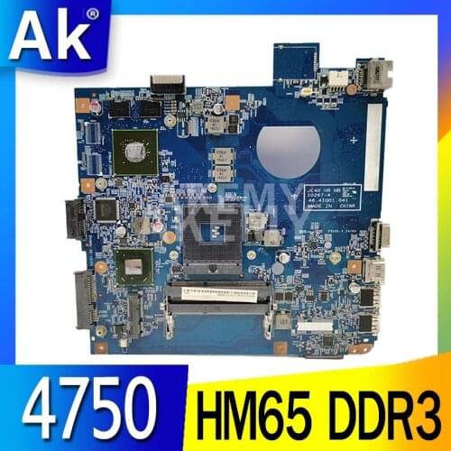 For ACER 4750 4752 4755 4352 notebook motherboard JE40 HR MB 10267-4 48.41Q01.041 PGA989 HM65 DDR3 100% test work