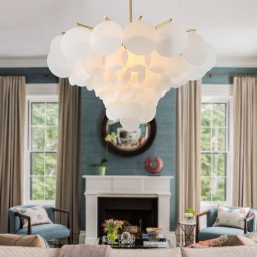 Nordic minimalist chandelier post-modern living room bedroom study dining room model room personality creative chandelier