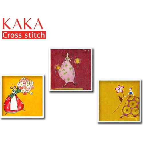 Cross stitch kits,Embroidery needlework sets with printed pattern,11CT-canvas for Home Decor Painting,DMC portrait Full NCKP009