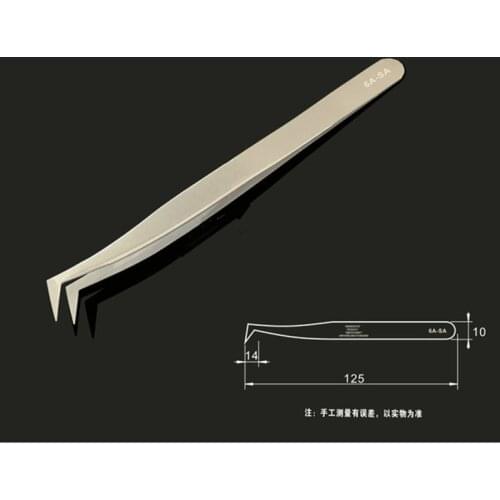 NEW 6A-SA Eyelash Tweezer 3D/6D Volume Eyelash Extension Best Quality Fan Lash Tweezer Eyelash Tweezers