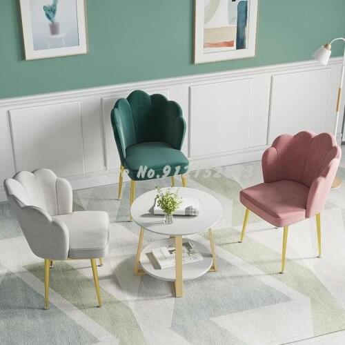 Dining chair modern minimalist light luxury dressing chair dressing table stool backrest leisure net celebrity home writing desk