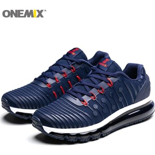 ONEMIX New Running Shoes For Mens Sports Shoes Outdoor Comfortable Shock Absorption Basket Sport Training Shoes Big Size