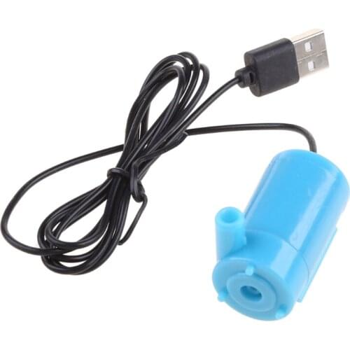 Micro Submersible Water Pump Fish Tanks Aquarium USB Powered DC 5V 2-3L/min Mini Motor Water-pump Accessories