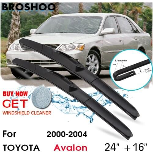 Car Wiper Blade Front Window Windscreen Windshield Wiper Fit Blades Accessories For TOYOTA Avalon 24"+16" 2000-2004