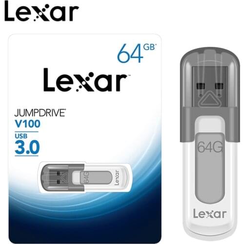 Original Lexar 128GB 64GB 32GB USB 3.0 flash drive U disk pen drive chiavetta usb Memory stick V100