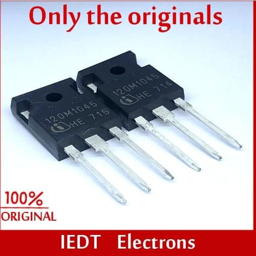100% nuevo y Original 1 Uds IMW120R045M1 120M1045 TO-247 1200V 52A MOS