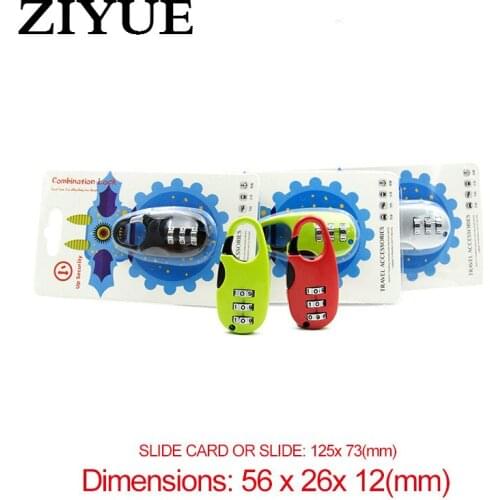 2pcs/lot Free Shipping Password Padlock Backpack Trolley Case Small Password Lock Zinc Alloy Luggage Gift Bag Stationery