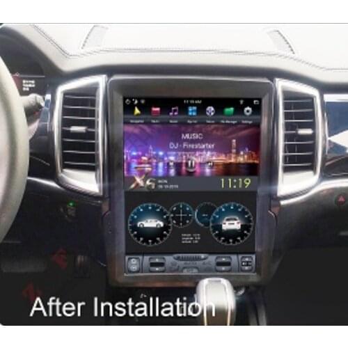 Android 9 128G PX6 Tesla Styel For Ford Ranger T6 Everest 2016 - 2020 Auto Radio Stereo Car Multimedia Player DVD GPS Navigation