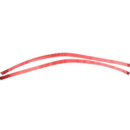 1 Set Car Red Front Bumper Spoiler Lip Skirt Covers Trims Plastic Fit For Hyundai Sonata 2020 2021