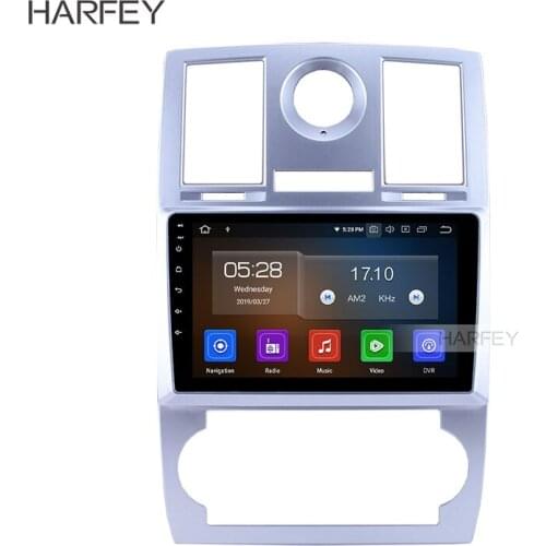 Harfey 9 inch HD 1080P Car Radio Stereo GPS Multimedia Player Android 10.0 For 2004 2005 2006 2007 2008 Chrysler Aspen 300C