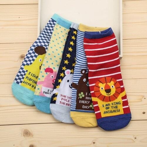W103 Free shipping 4-7 years autumn and winter lovely animal design in tube socks cotton socks straight cartoon childrens so