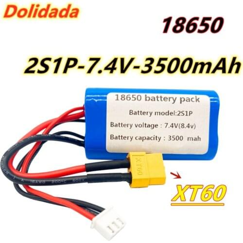 UAV Lithium-ion Battery 7.4 V / 8.4V3.5Ah 2S1P Use Single Cell NCR18650GA Combination Suitable for Different Drones