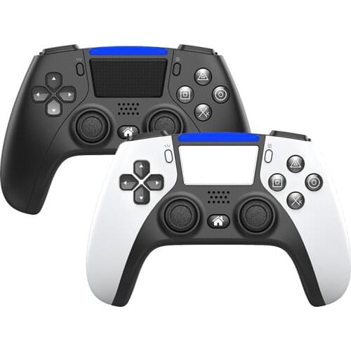 Bluetooth Wireless Gaming Controller for PS4 6-axis Programmable Dual Vibration Gamepad Laptop Multicolor Game
