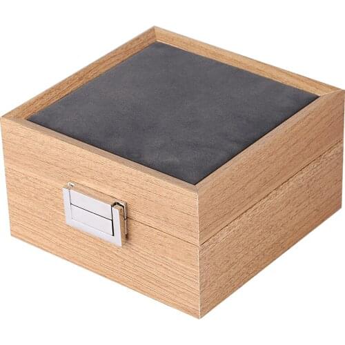 Wooden Watch Box 1/2/6/10/12 Grids Jewelry Storage For Clock Watches Display Case Holder Storage Jewelry Boxes Gift