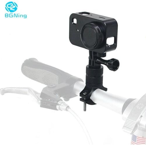 Bicycle Camera Frame Holder Bracket 360degree Rotation Mount Clip Extension Arm Pole Case for Gopro /Mijia Minifor OSMO Pocket