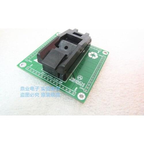 LQFP64 IC51-0644-1602 0.65mm Burn-in Socket gold plating IC testing seat Test Socket test bench