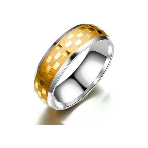 New Ladies Ring 6mm Stainless Steel Ring Ladies Wedding Ring Glamour Feminine Design Party Fashion Exquisite Accessories