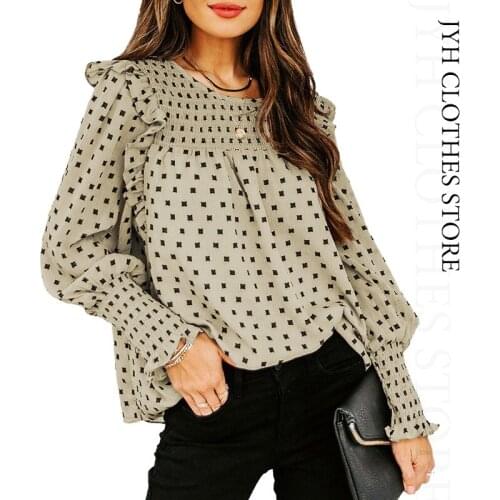 Блузки в горошек KORAMAN China At AliExpress