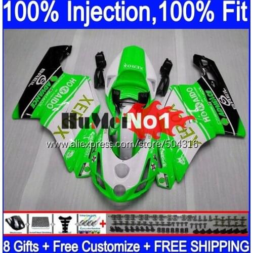 Injection Body For DUCATI 749S 999S 749 999 S R Bodywork 121MC.70 749-999 03 04 749R 999R 2003 2004 OEM Fairing kit green white