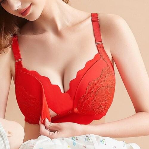 Summer Style Breast-feeding Bra Gathered Breathable Bra Thin Style Female Pregnant Women Underwear