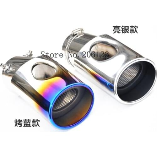 For Toyota Fortuner 2016 2017 AN160 Stainless Steel Rear Exhaust Muffler Tip Pipe 1pcs Accessories car styling