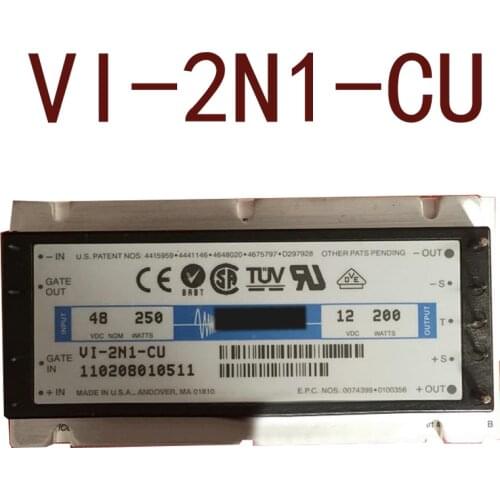 Original-- VI-2N1-CU VI-2N1-EU DC48V-12V200W16.7A 1 year warranty ｛Warehouse spot photos