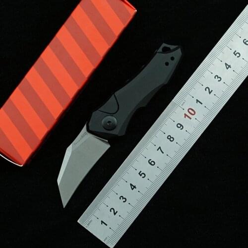 OEM 7350 154CM Steel Multifunction Folding Knife with Aluminum Handle Outdoor Camping Survival Kitchen Knife EDC Utility Knife