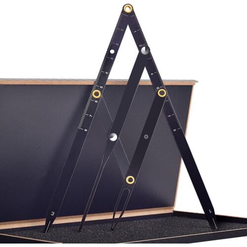 1PC Golden Ratio Measure Microblading Stainless Steel Ruler Permanent Makeup Eyebrow Tattoo Design Calipers Stencil