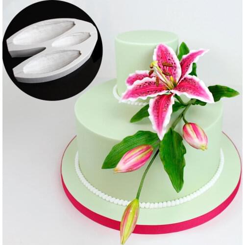 Flower Bud Silicone Mold Decoration Tool Chocolate Mold Cake, Gumpaste Mold, Sugarcraft, Kitchen Utensils