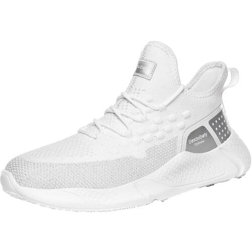 Similarfree Men's White Sneakers