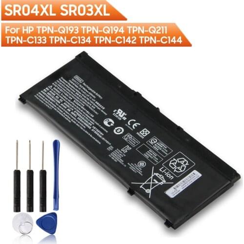 Replacement Battery SR04XL SR03XL For HP 15-CE 15-CB15-DC 15-CX HSTNN-DB7W TPN-Q211 TPN-Q193TPN-C133 Omen 15 Rechargable Battery