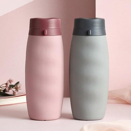 Outdoor Cycling Bottle Portable Silicone Folding Bottle Sports Drink Cup Reusable Creative Travel Water Bottle Bike Accessories