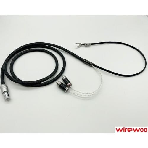 Top tech music service -wirewoo DIN Connector to RCA Cable For Hifi Audio Phono Turntable Vinyl