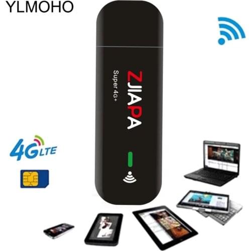 YLMOHO 4G USB wifi modem network dongle universal unlock 4G lte usb modem wifi 4G network access point stick with sim card slot