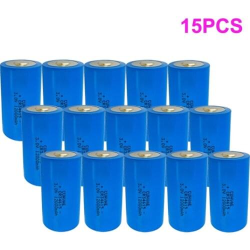 15PCS D Size CR34615 Li-MnO2 Batteries 34615 3.0V 12000MAH Non-rechargeable lithium batteries Battery for Alarms