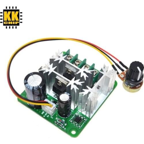 DC 6V-90V 15A DC Motor Speed Controller Stepless Speed Regulation Pulse Width PWM DC 12V 24V 36V 48V 72V 1000W