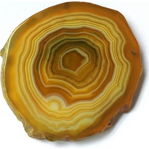 6cm 7cm 8cm Natural agate table slices agate coasters natural cut agate polishing