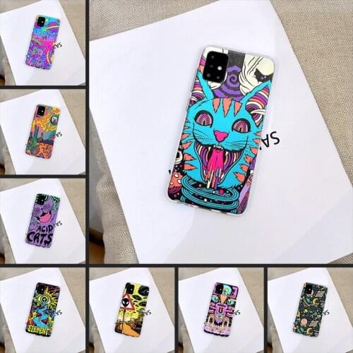 Abstract Cat Art Star Space Phone Case For Samsung Galaxy A10 A20 A30 A40 Back Cover For Samsung Galaxy A80 A70 A60 A50 Case