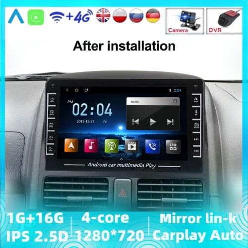 Android System Car Radio For Honda CRV 2 2001-2006 WIFI GPS Multimedia Player Support Front And Rear Camera Russian Languages BT