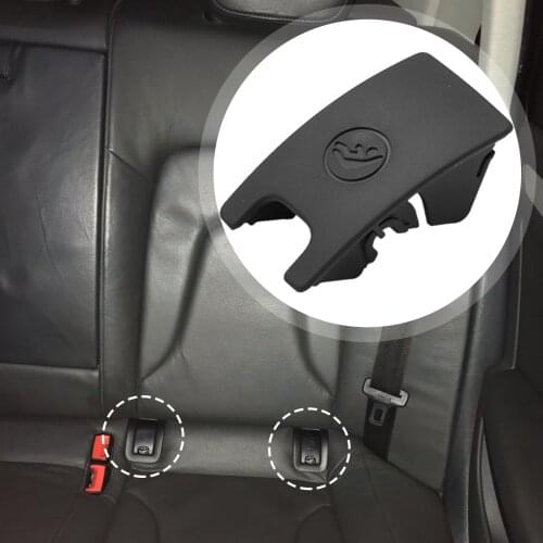 Black Car Rear Child Seat Anchor Slot Trim Cover Button For AUDI A4 8T0887187 Car Cover Child Restraint