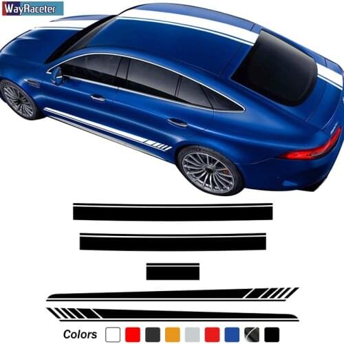 Edition 1 Car Hood Decal Roof Rear Side Stripes Skirt Sticker For Mercedes Benz AMG GT S 4 Door X290 GT63 GT43 GT53 Accessories