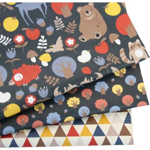 Buulqo Cotton Sheet Fabric Printed 100% twill cotton fabric for DIY bedding childrens clothing accessories