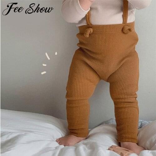 Toddler Leggings Girl Baby Romper Pantyhose Cotton Solid Knitted Infant Boys Pants Casual Knit Legging for Girls 0-24M