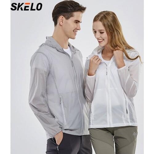 2021 Summer Couple Outdoor Waterproof Sunscreen Clothing Womens Skin Clothing Lightweight Slim Windbreaker Quick-Drying Jacket