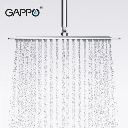 Gappo Square Rainfall Shower head water saving bathroom Faucet Overhead 304 Stainless Steel 200*200mm GA28